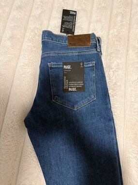 PAIGE Lennox Slim Jeans in Medium Blue Wash